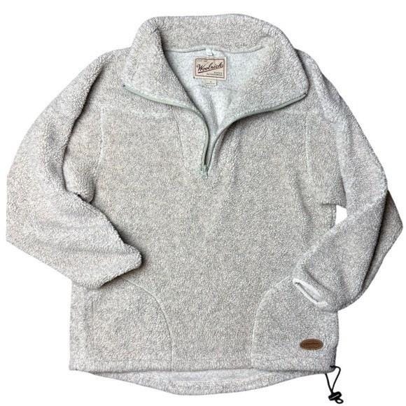 Woolrich Women's Fleece Quarter Zip Pullover Size Small - Picture 2 of 11